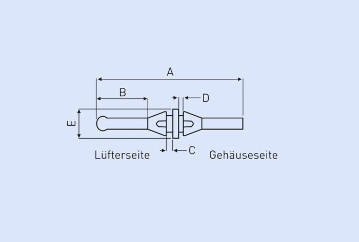 Drawing of a vibration damper