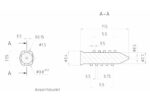 Drawing Locking rivet with article number 62046