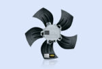 HyBlade axial fan from ebm-papst with hybrid fan blades for efficient air delivery